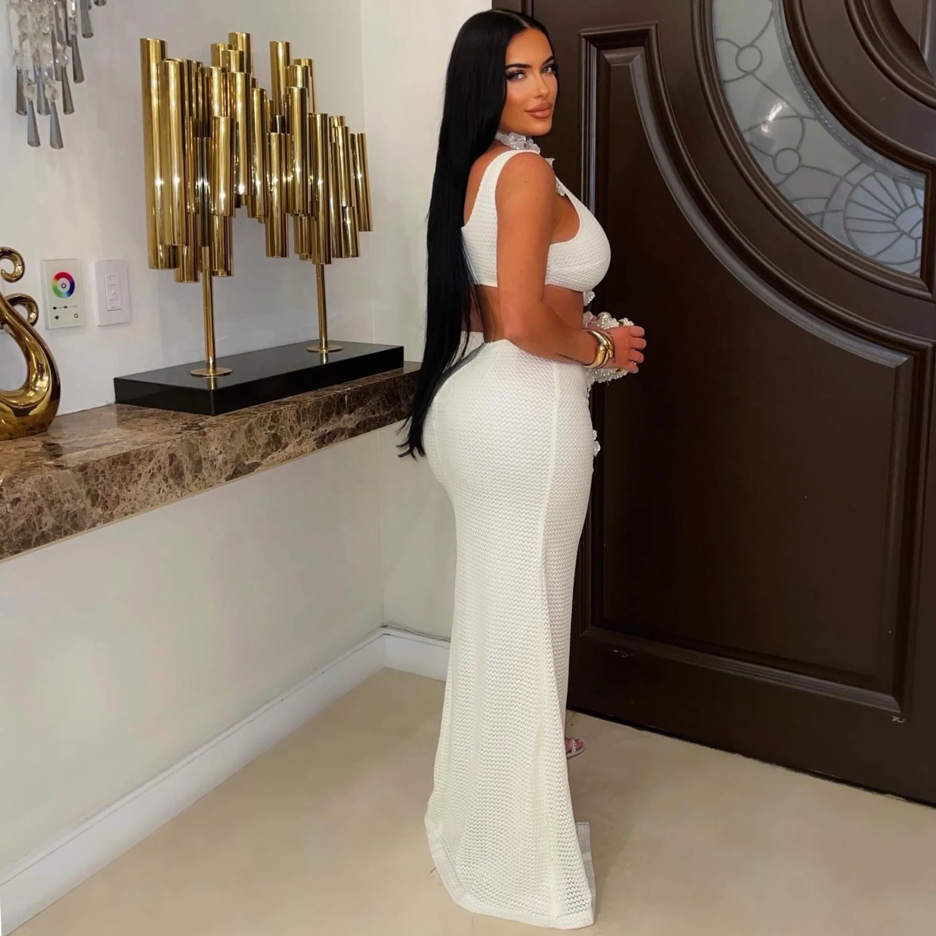 Acacia glam dress (Ivory) - Image 2