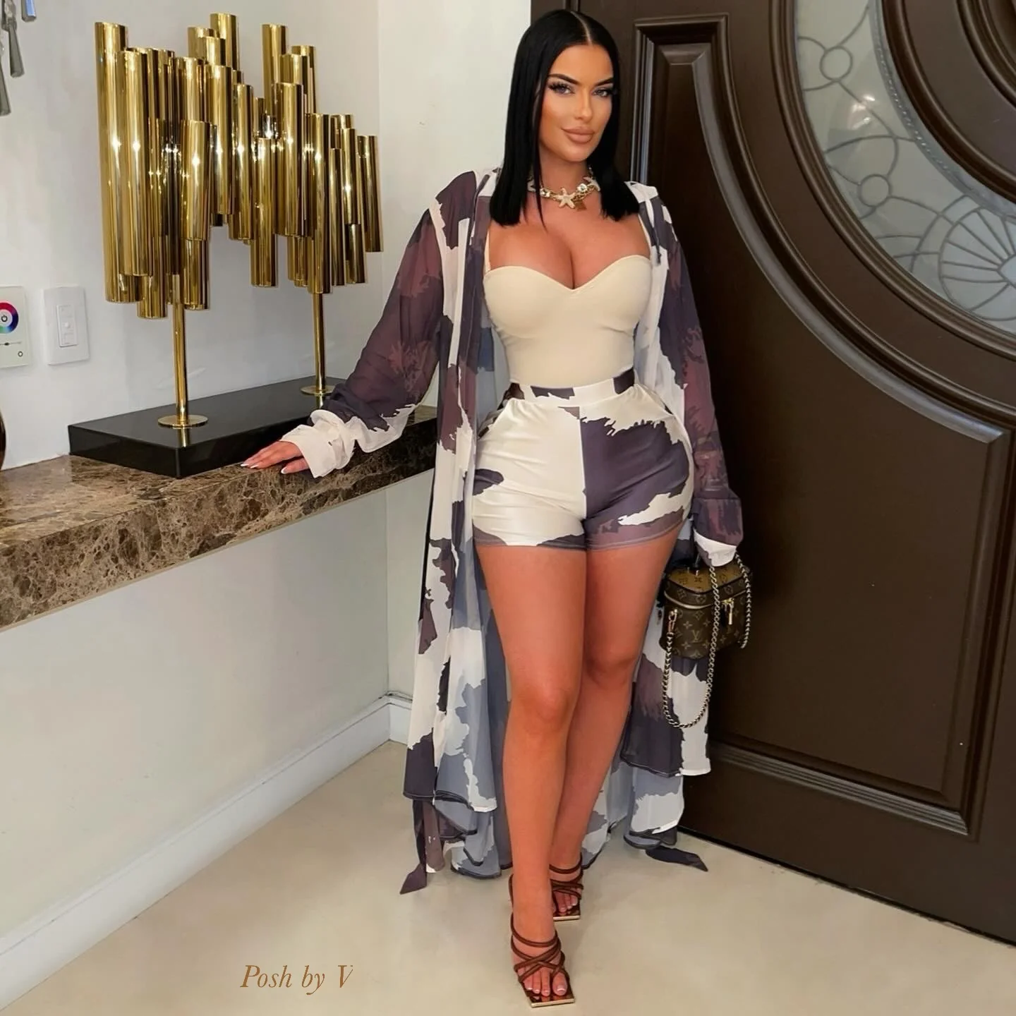 Ainu contour bodysuit (Nude)