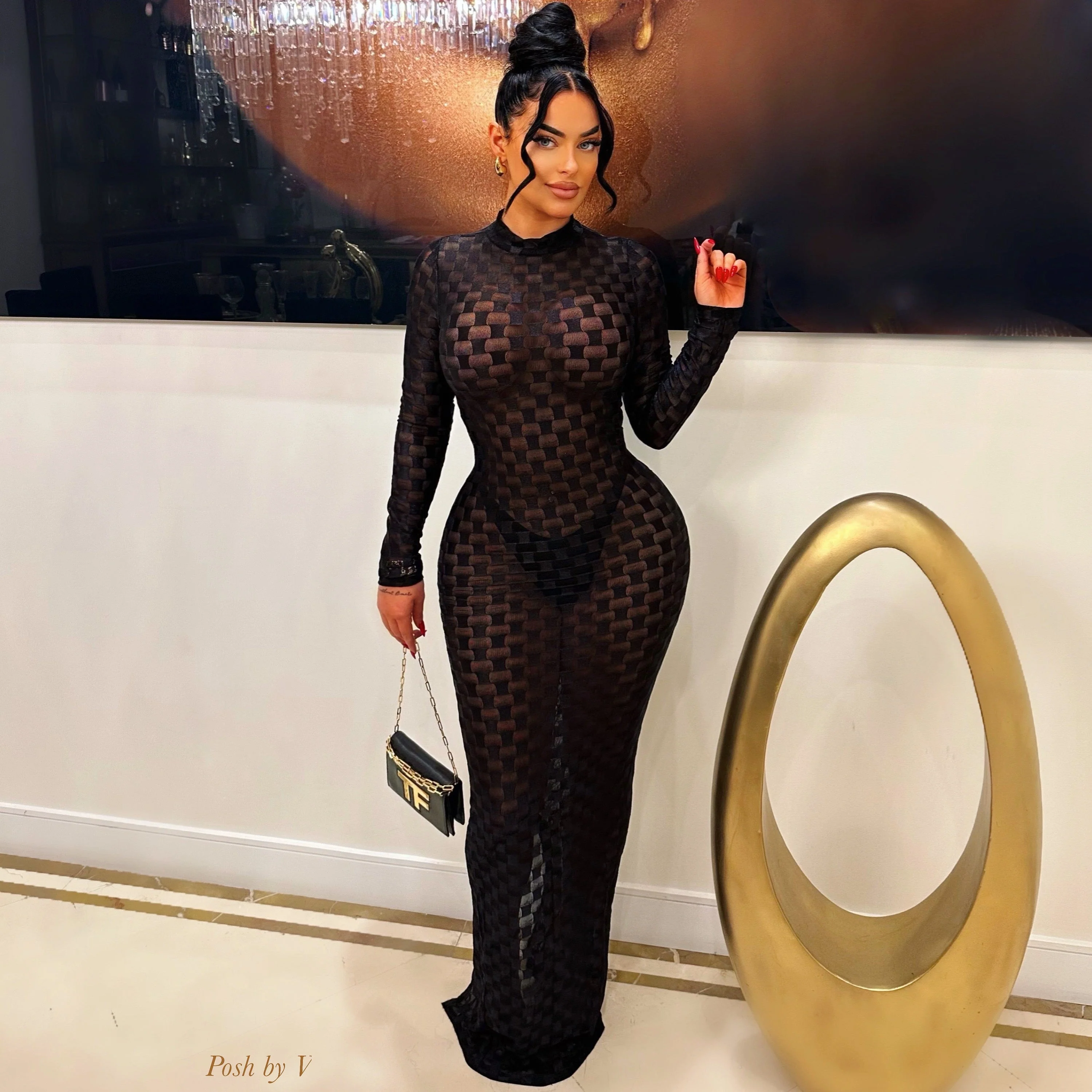 Allure dress (Silver) - Image 2