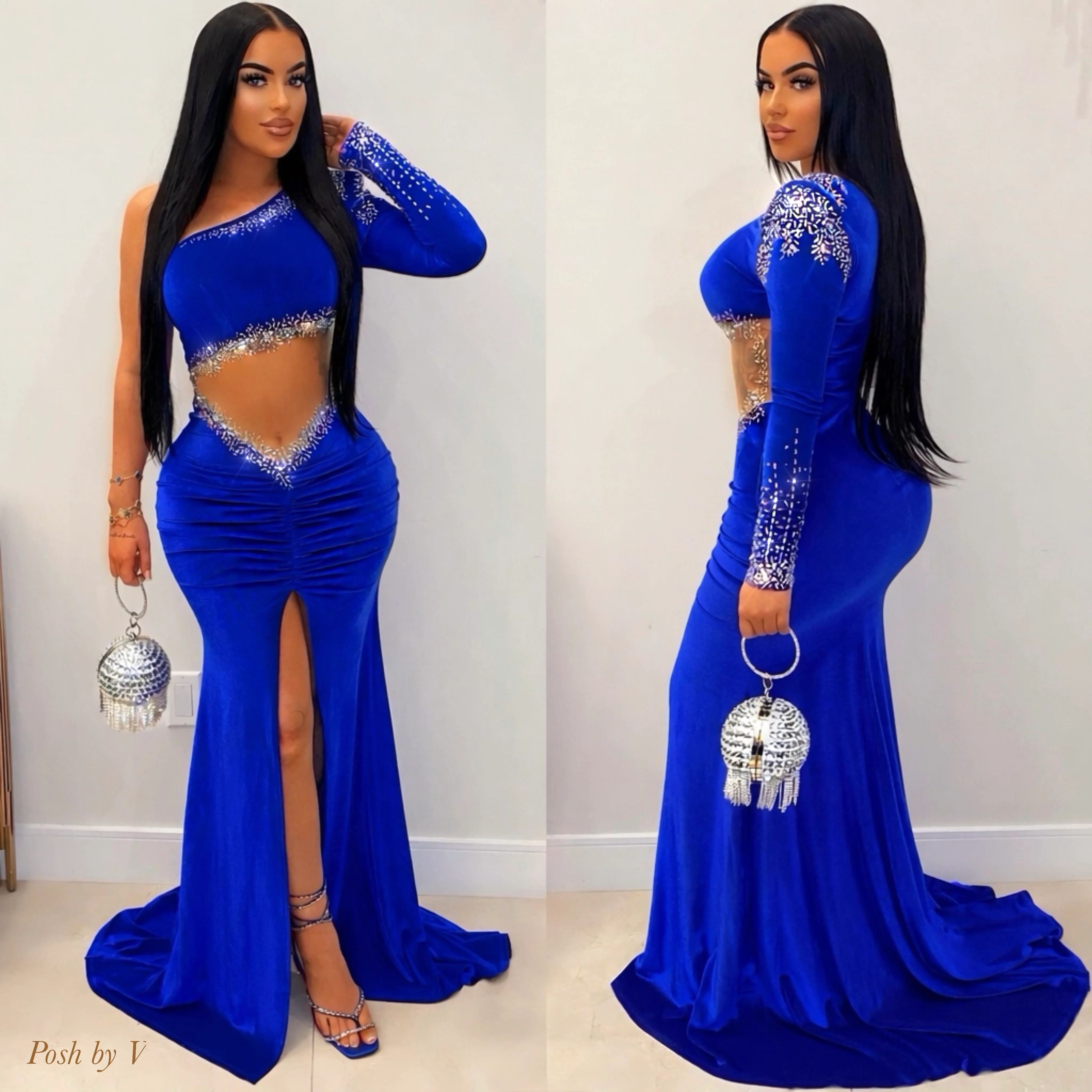 Amor glam gown (Royal blue) - Image 3