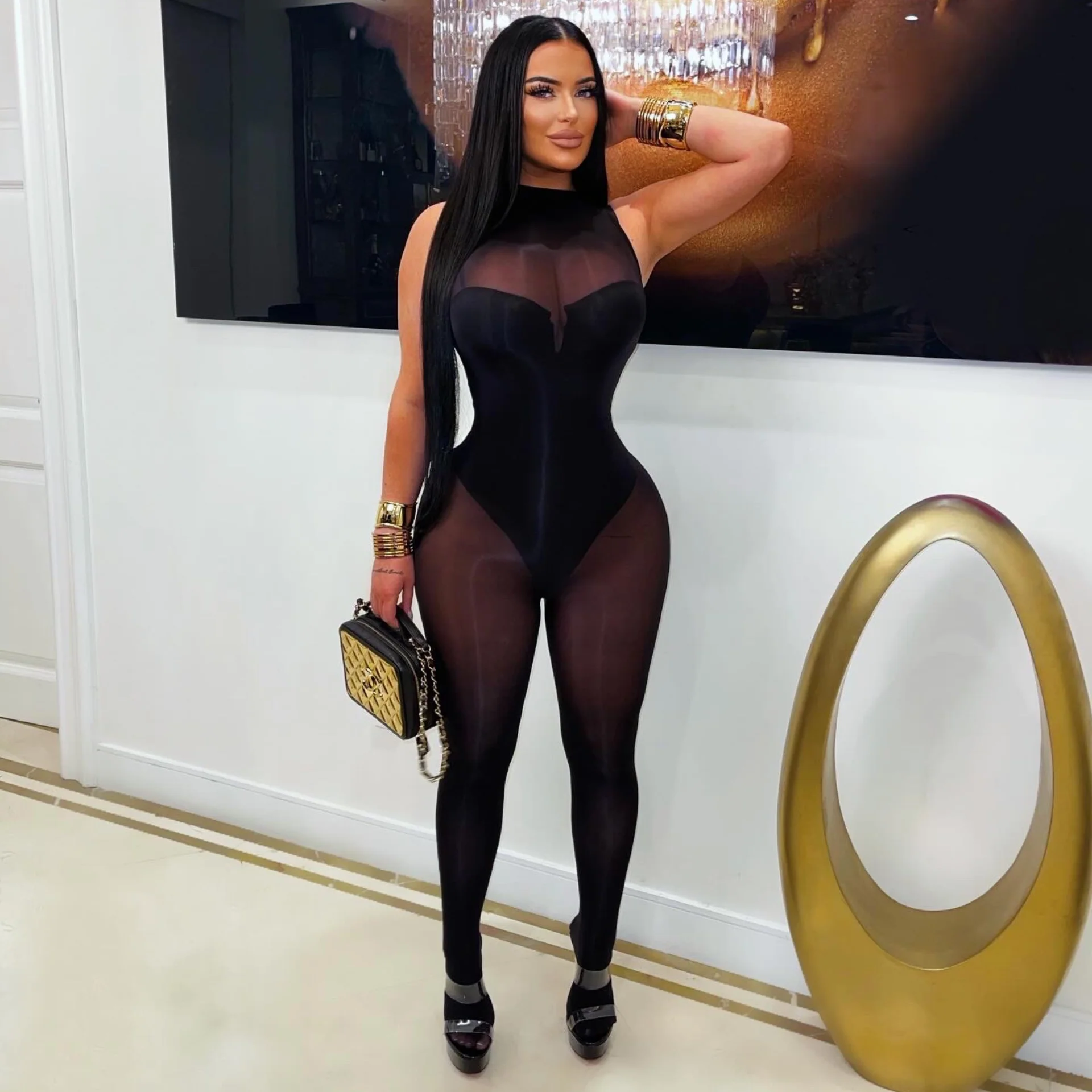 Jada contour bodysuit (Black)