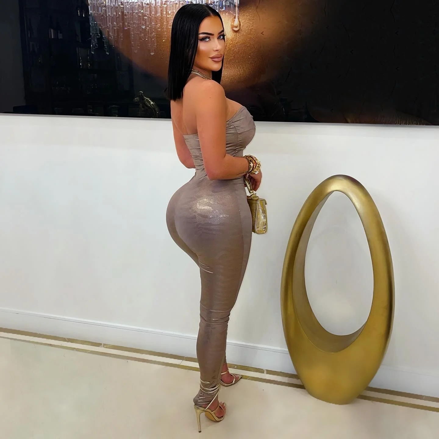 Kendra jumpsuit (Champagne) - Image 2