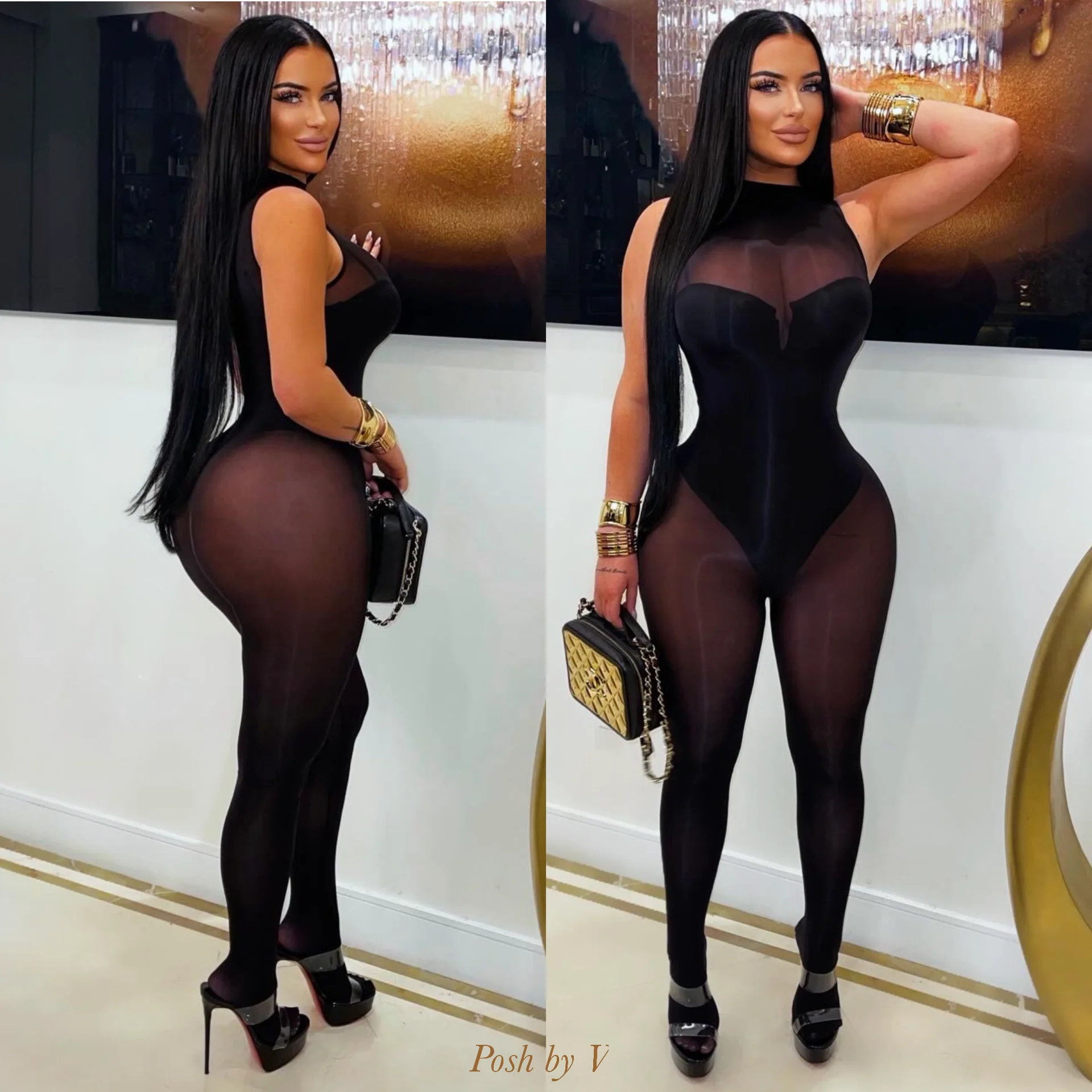 Jada contour bodysuit (Black) - Image 2