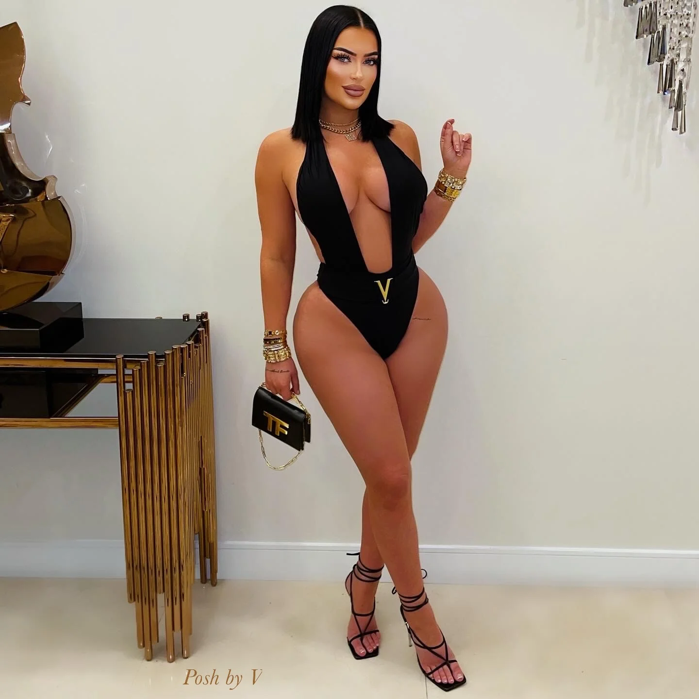 La Mia romper (Black) - Image 2