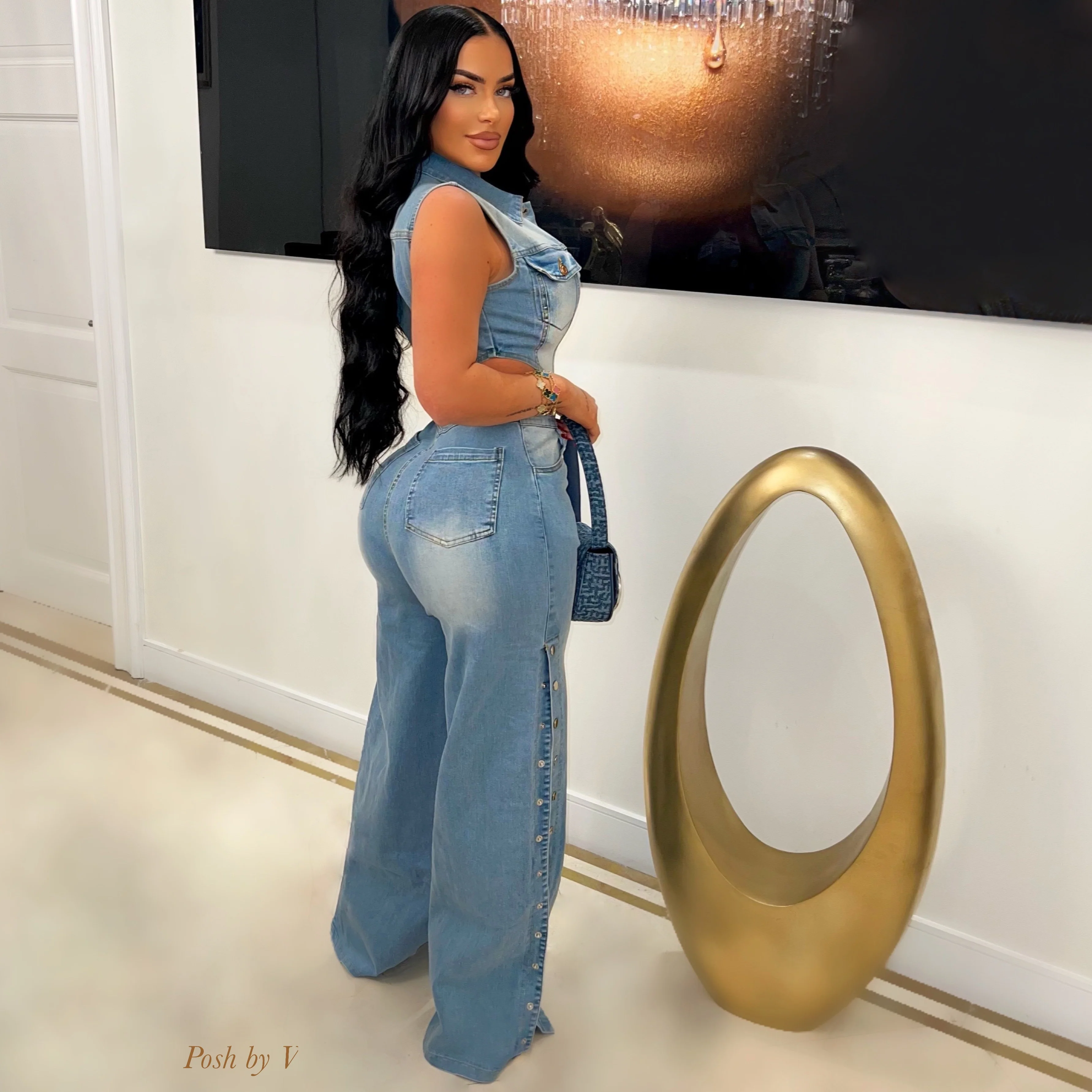Ola denim jumpsuit - Image 3