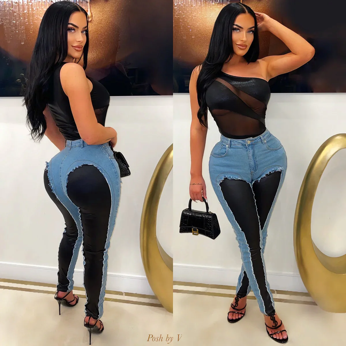 Osara jeans (Black/denim)