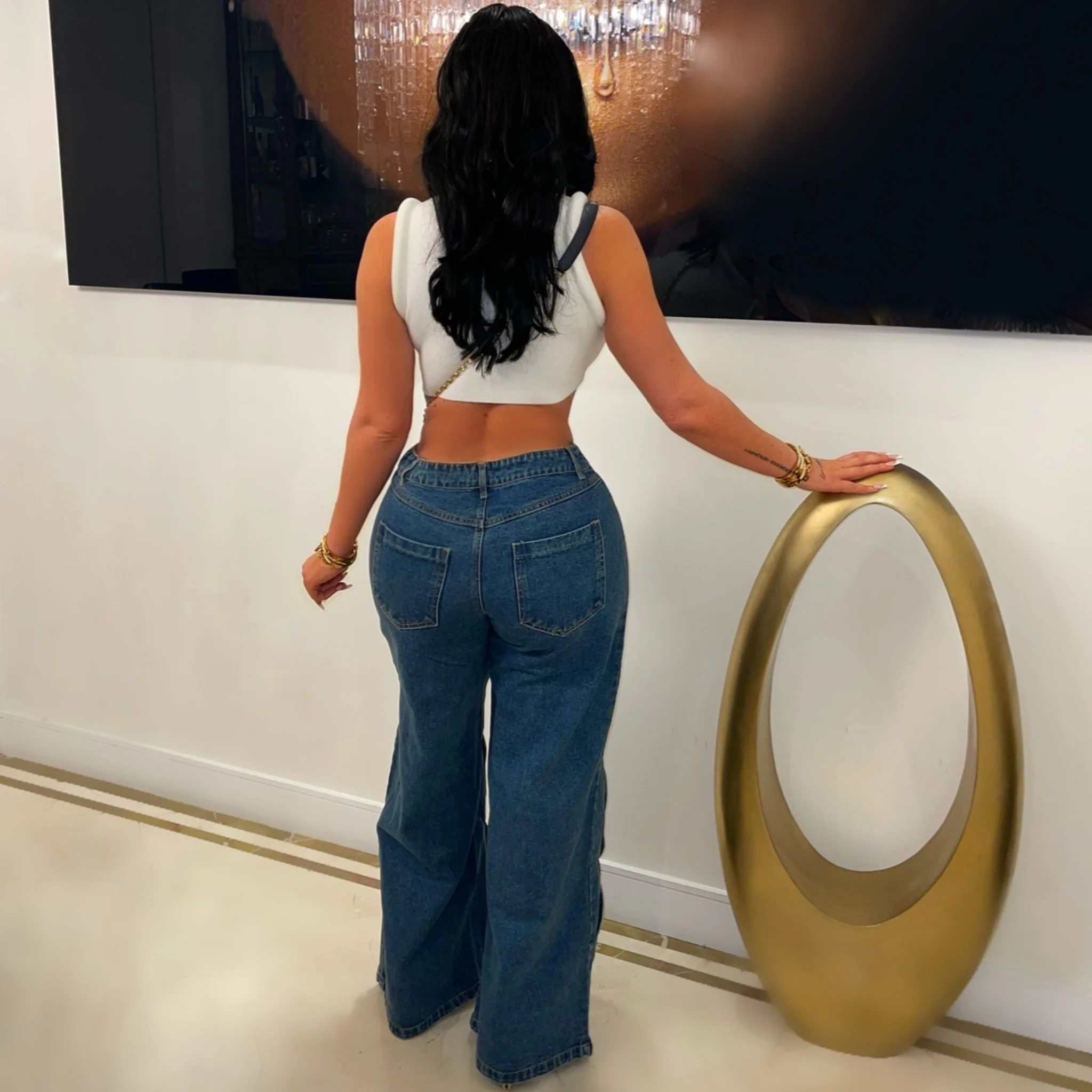 Snob twist  jeans (Blue mix) - Image 2